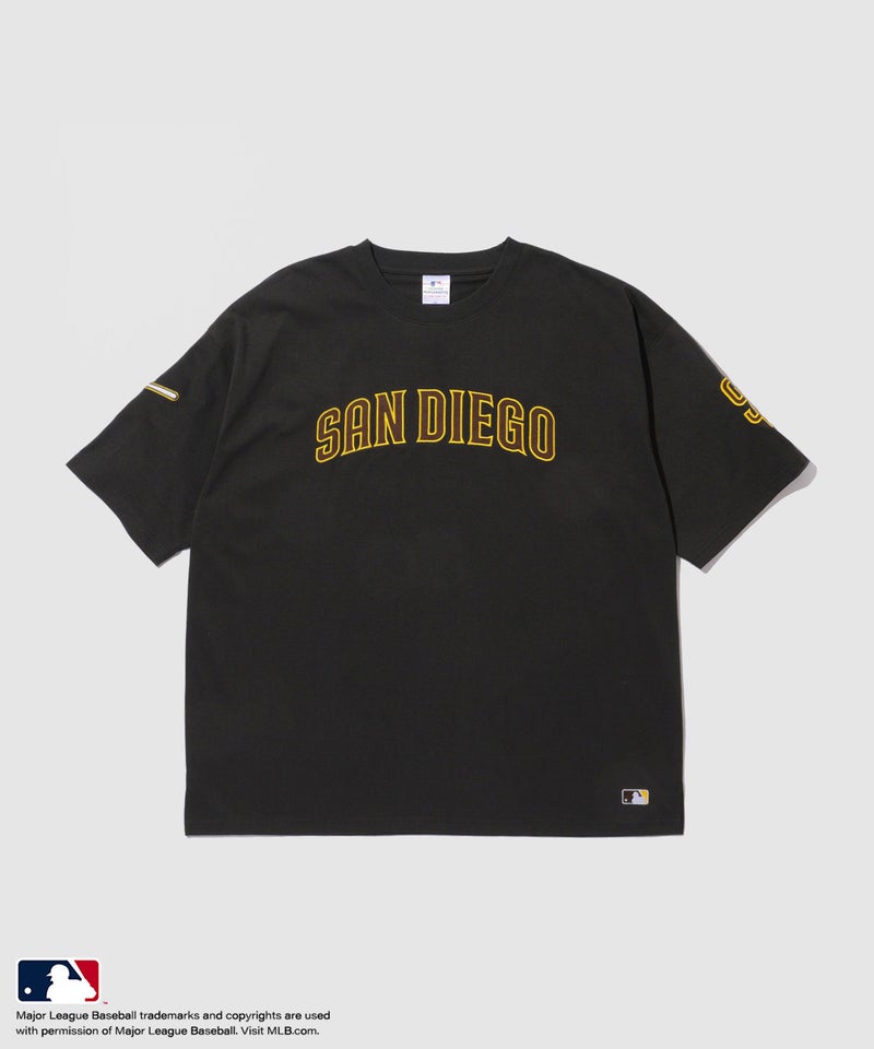 MLB  フロントワッペンTシャツ メンズ メール便 対応商品商品画像-3