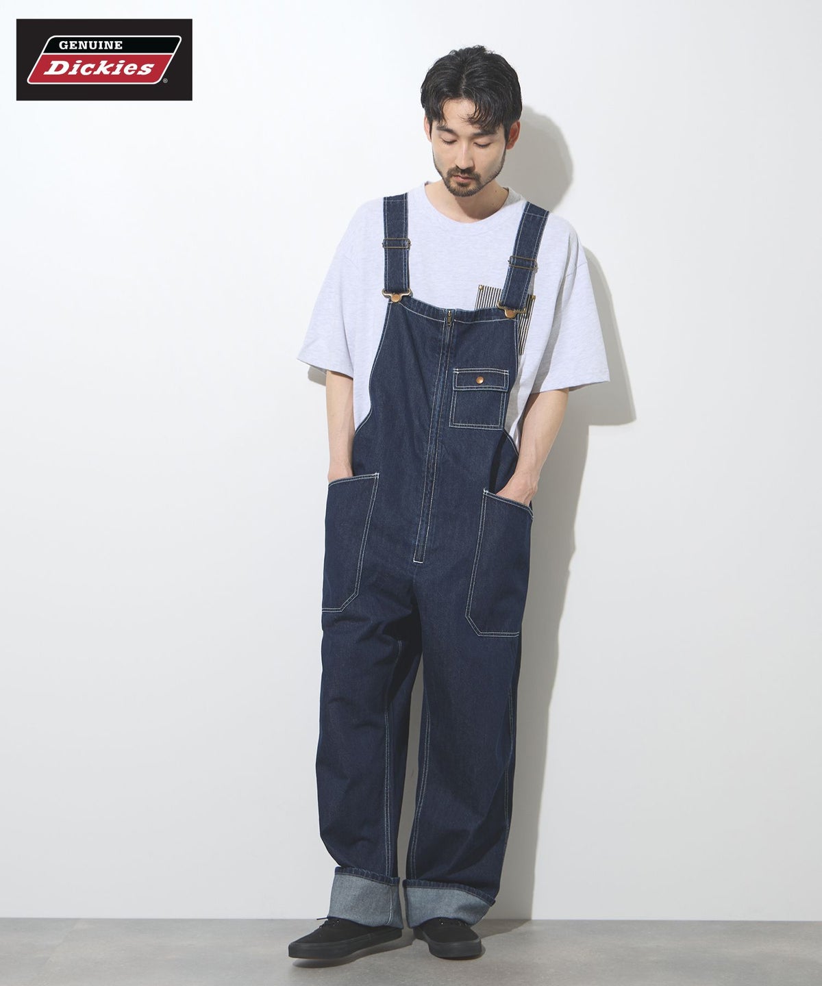 GENUINE Dickies ジップオーバーオール 別注限定展開 メンズ