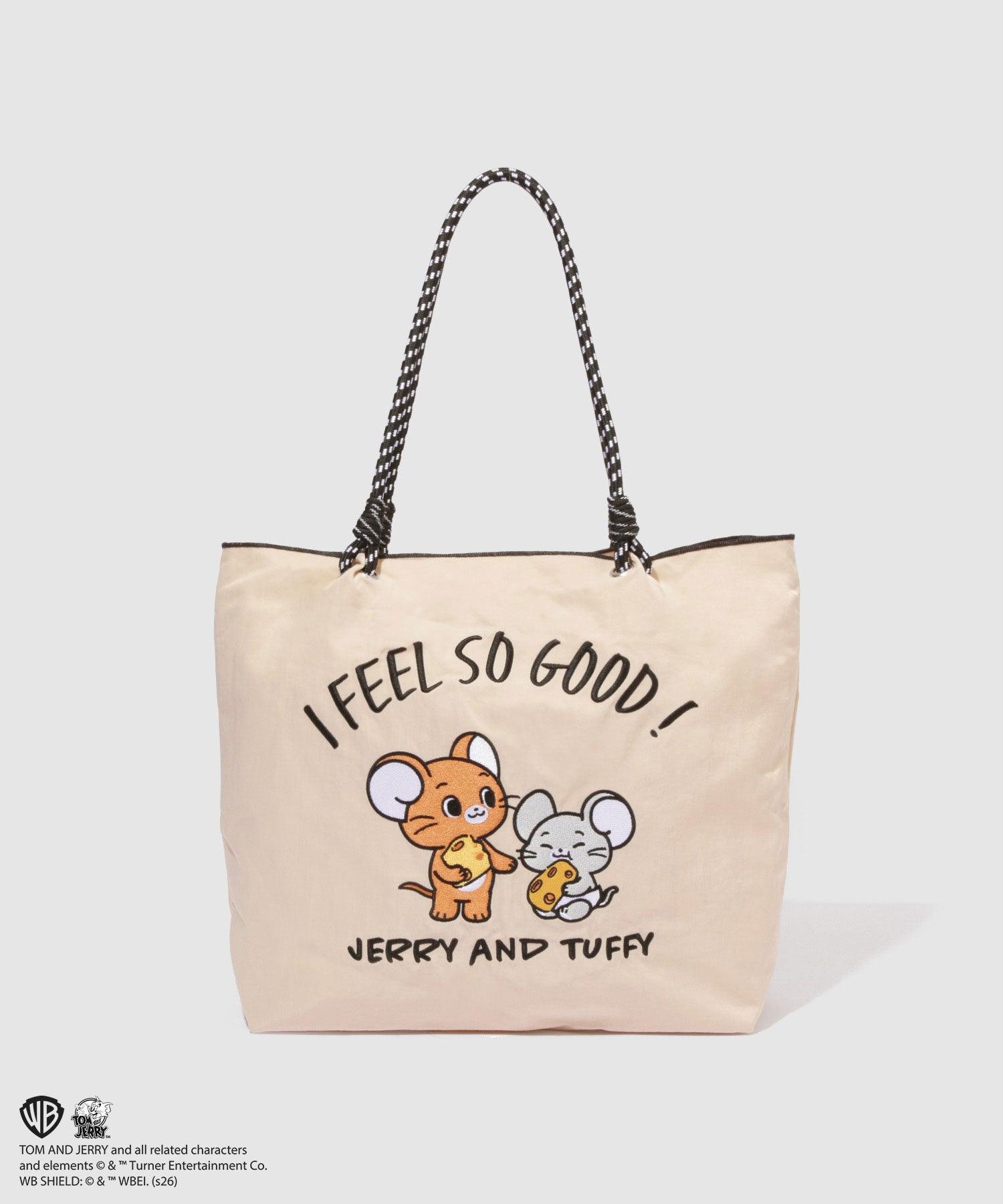Tom and Jerry ナイロン刺繍バッグ