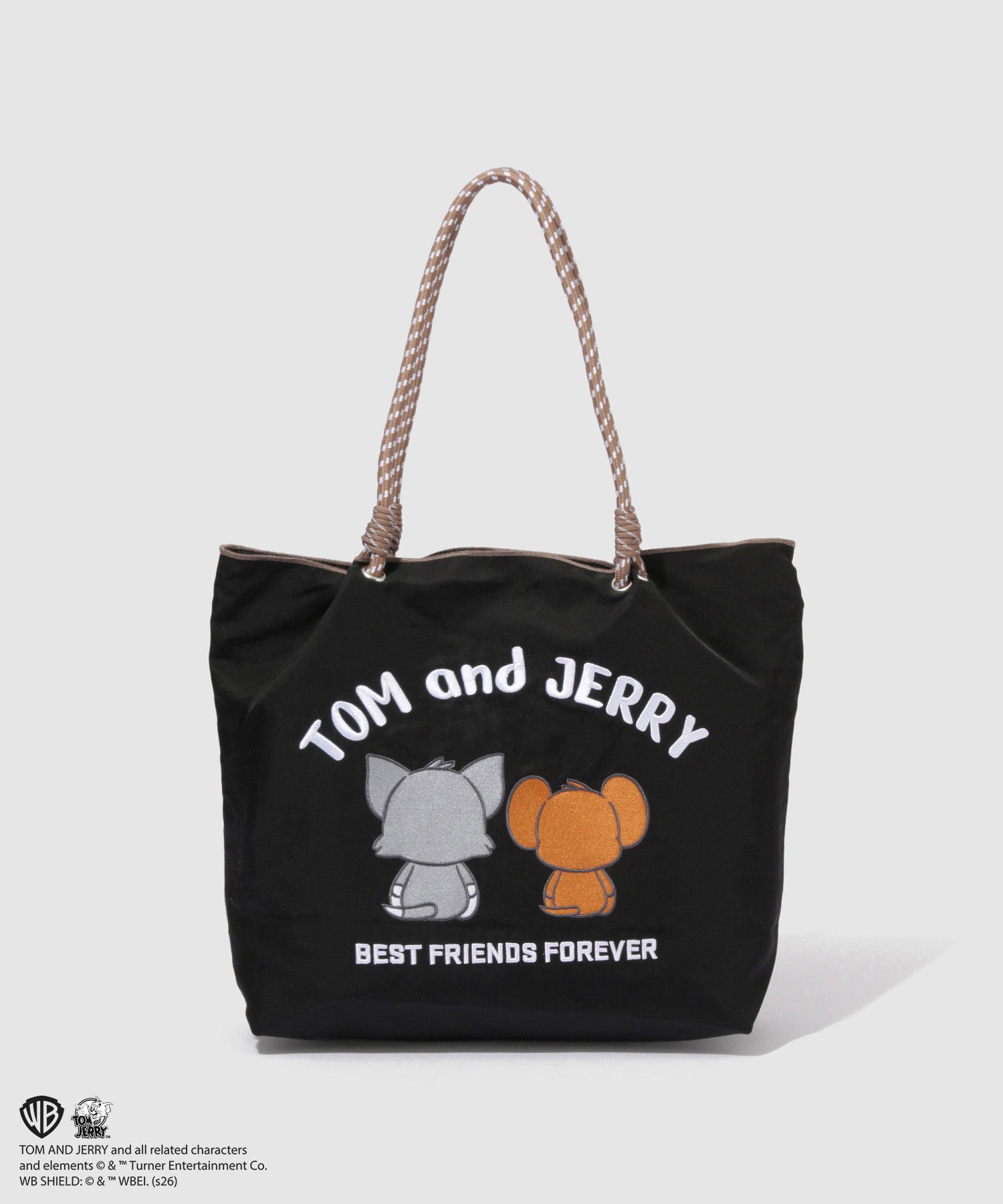 Tom and Jerry ナイロン刺繍バッグ