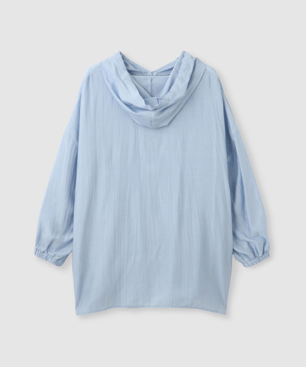 NAVY フード付きシアーシャツ レディース