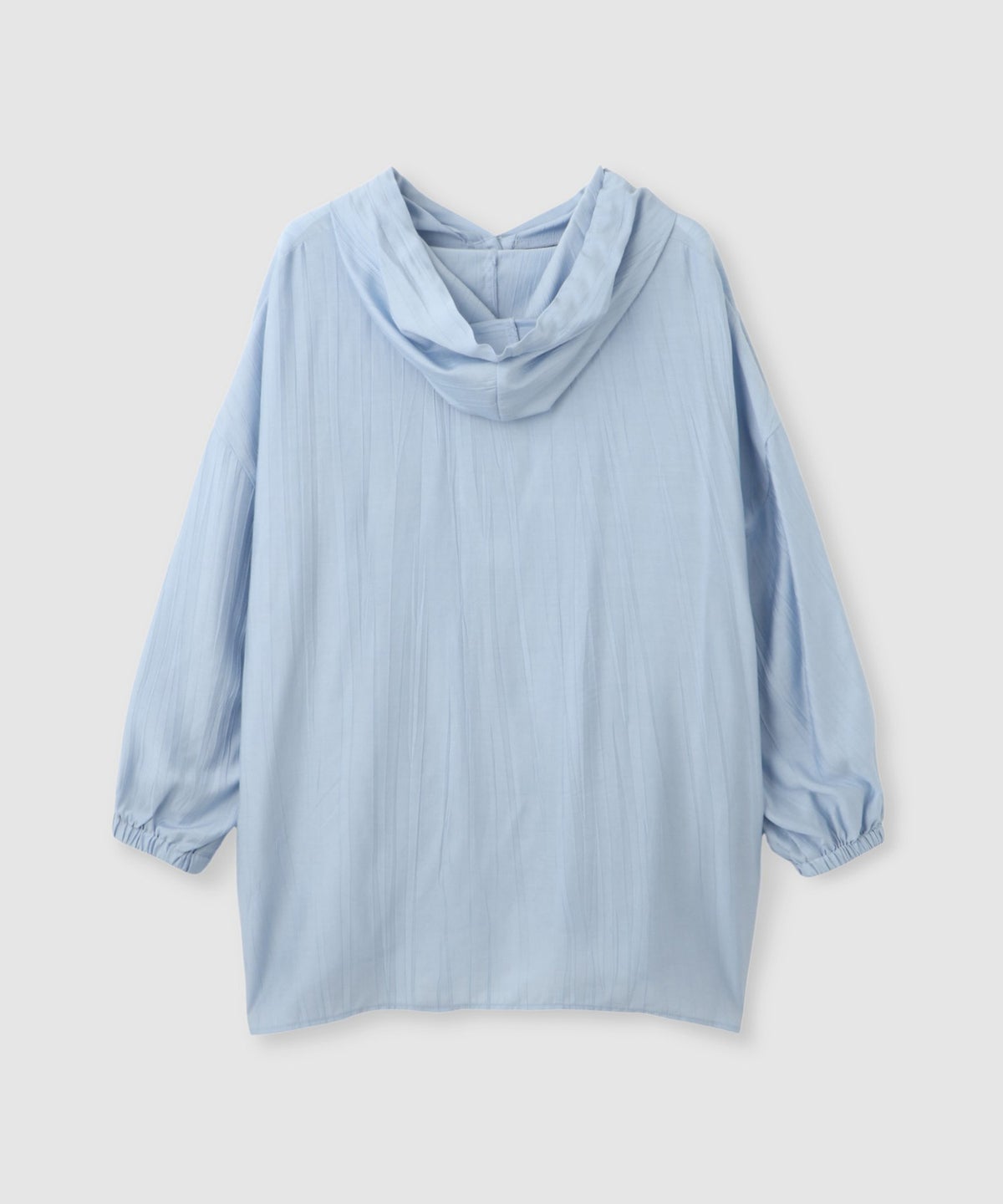 NAVY フード付きシアーシャツ レディース