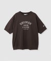DISCUS  切替カレッジ調プリントルーズTシャツ レディース メール便 対応商品商品サムネイル-1