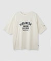 DISCUS 切替カレッジ調プリントルーズTシャツ レディース メール便 対応商品商品サムネイル-22