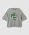 DISCUS  カレッジ調ロゴプリント半袖Tシャツ レディース メール便 対応商品商品サムネイル-2