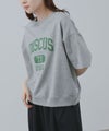 DISCUS  カレッジ調ロゴプリント半袖Tシャツ レディース メール便 対応商品商品サムネイル-9