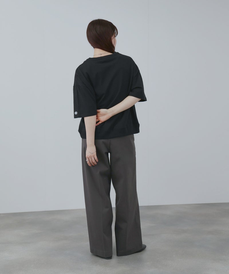 DISCUS  カレッジ調ロゴプリント半袖Tシャツ レディース メール便 対応商品商品画像-16