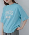 DISCUS  カレッジ調ロゴプリント半袖Tシャツ レディース メール便 対応商品商品サムネイル-17