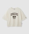 DISCUS カレッジ調ロゴプリント半袖Tシャツ レディース メール便 対応商品商品サムネイル-21