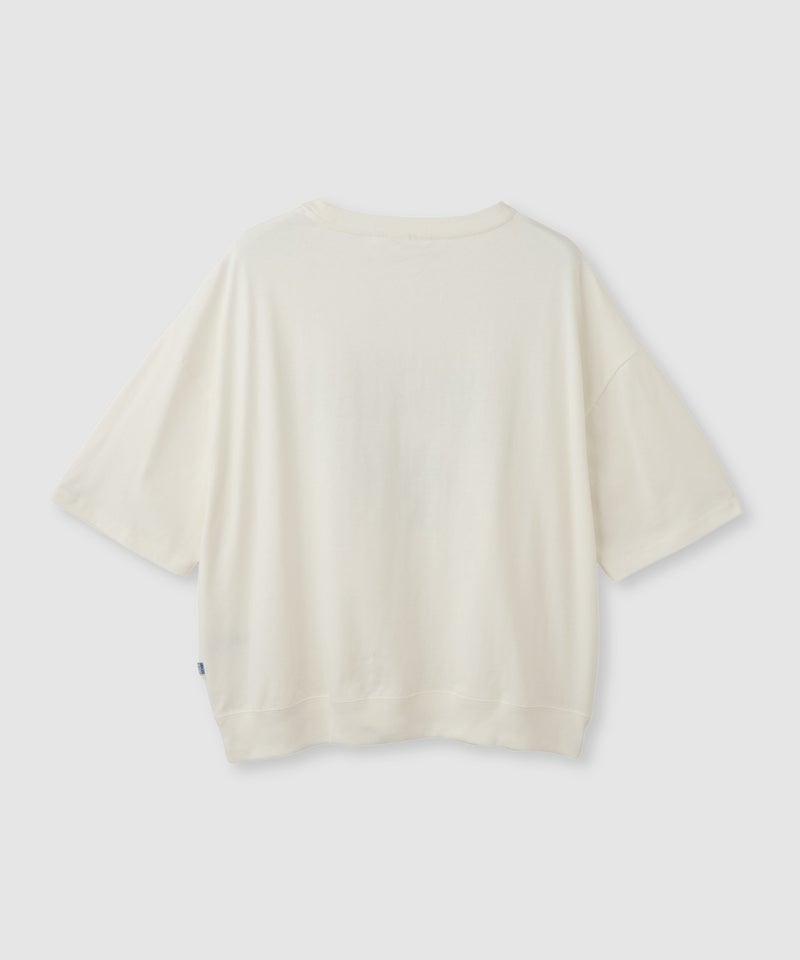 DISCUS カレッジ調ロゴプリント半袖Tシャツ レディース メール便 対応商品商品画像-25