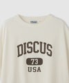 DISCUS  カレッジ調ロゴプリント半袖Tシャツ レディース メール便 対応商品商品サムネイル-26