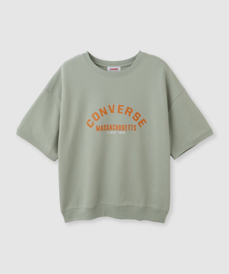 CONVERSE 袖ロールアップTシャツ レディース メール便 対応商品商品画像-2