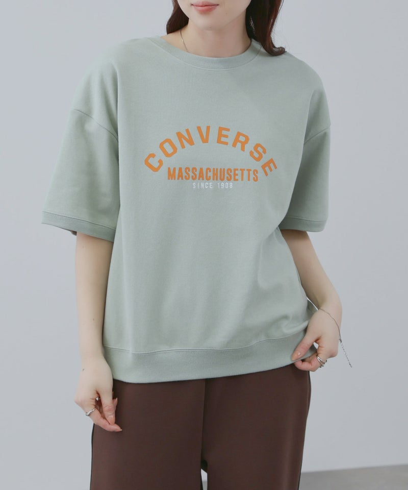CONVERSE  袖ロールアップTシャツ レディース メール便 対応商品商品画像-2