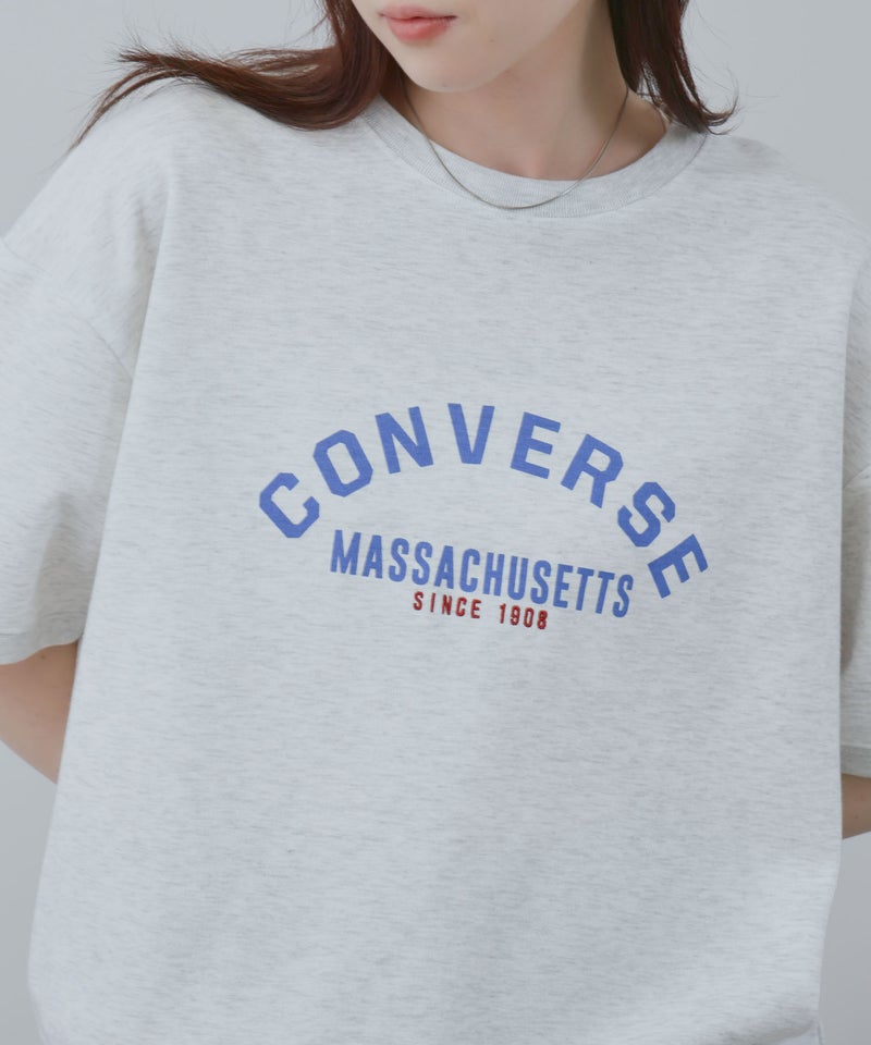 CONVERSE  袖ロールアップTシャツ レディース メール便 対応商品商品画像-5