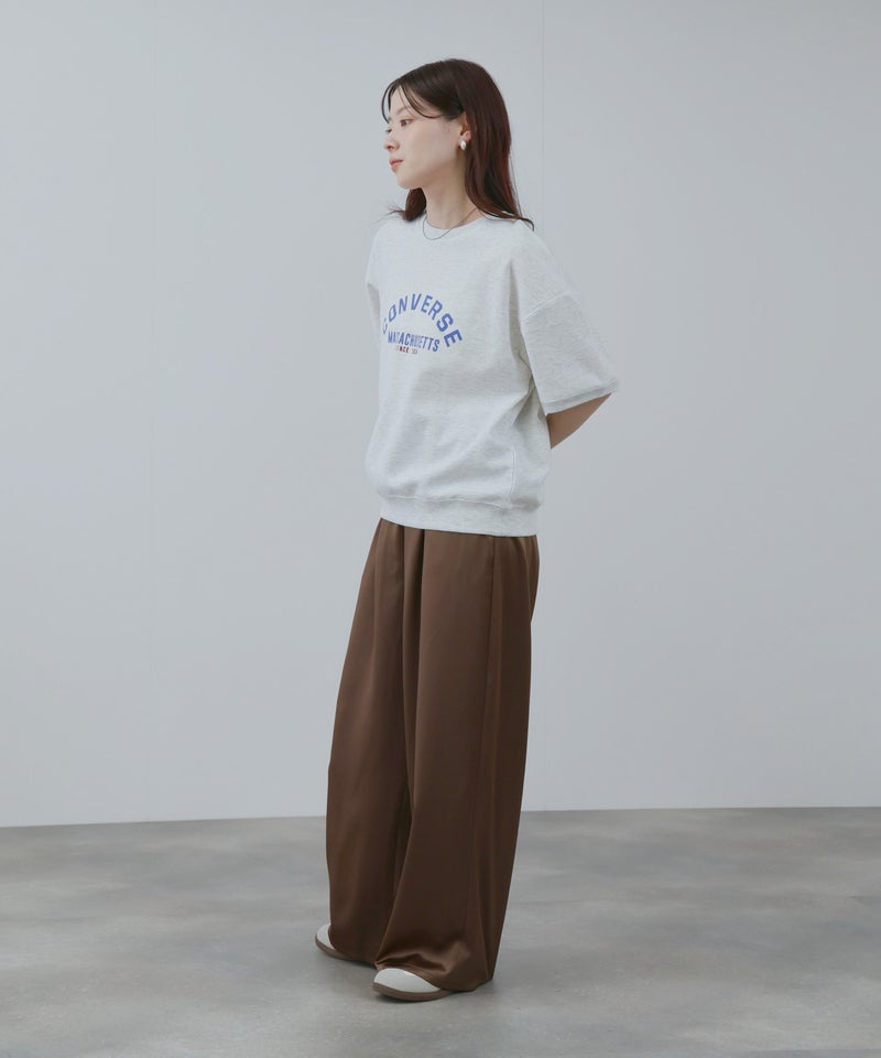 CONVERSE 袖ロールアップTシャツ レディース メール便 対応商品商品画像-7