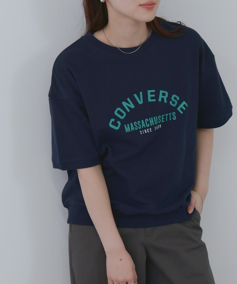CONVERSE  袖ロールアップTシャツ レディース メール便 対応商品商品画像-12