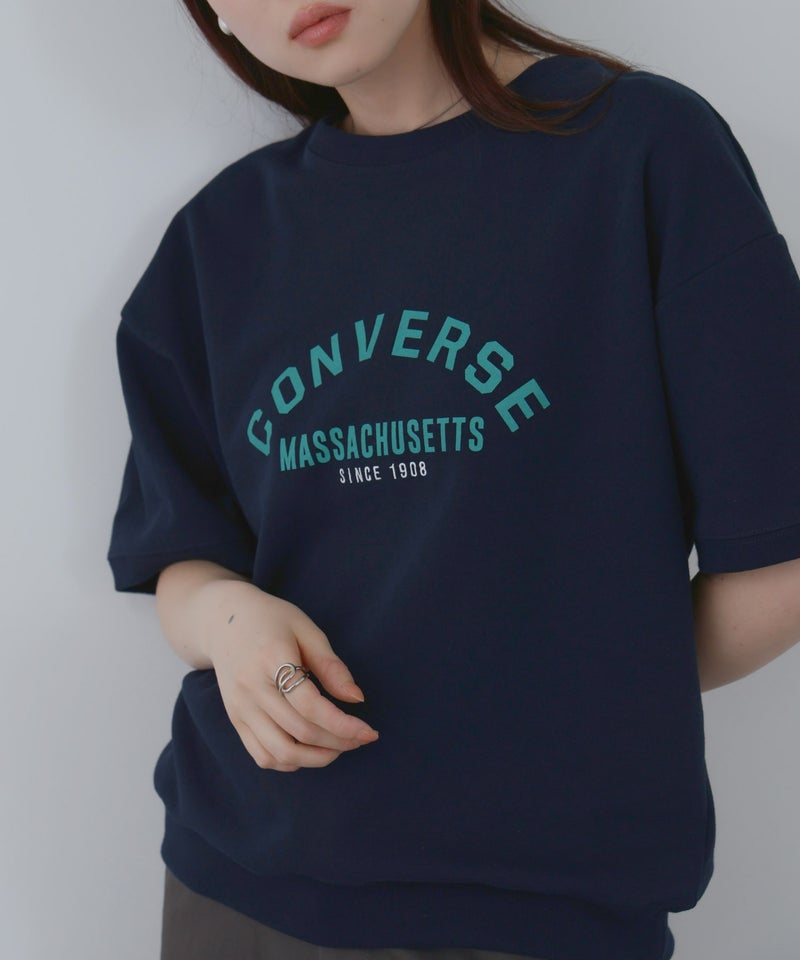 CONVERSE  袖ロールアップTシャツ レディース メール便 対応商品商品画像-13