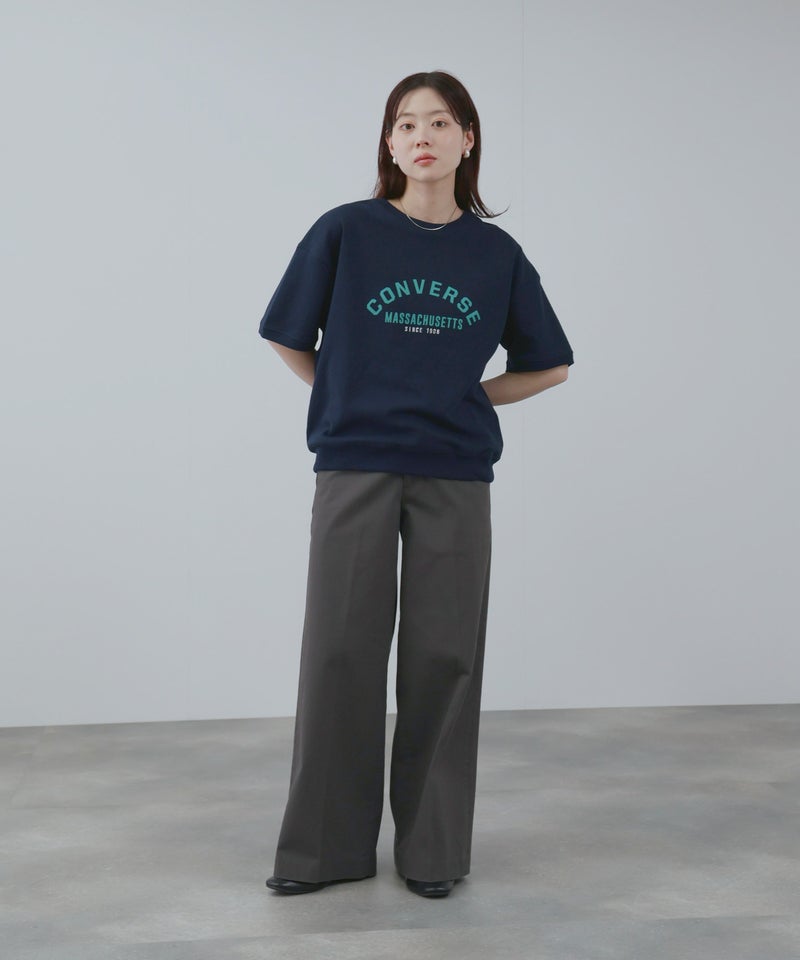 CONVERSE  袖ロールアップTシャツ レディース メール便 対応商品商品画像-14