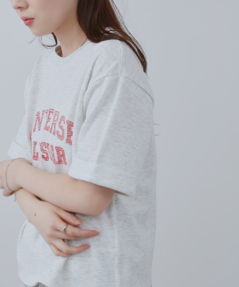 CONVERSE  ロールアップTシャツ レディース メール便 対応商品商品画像-6