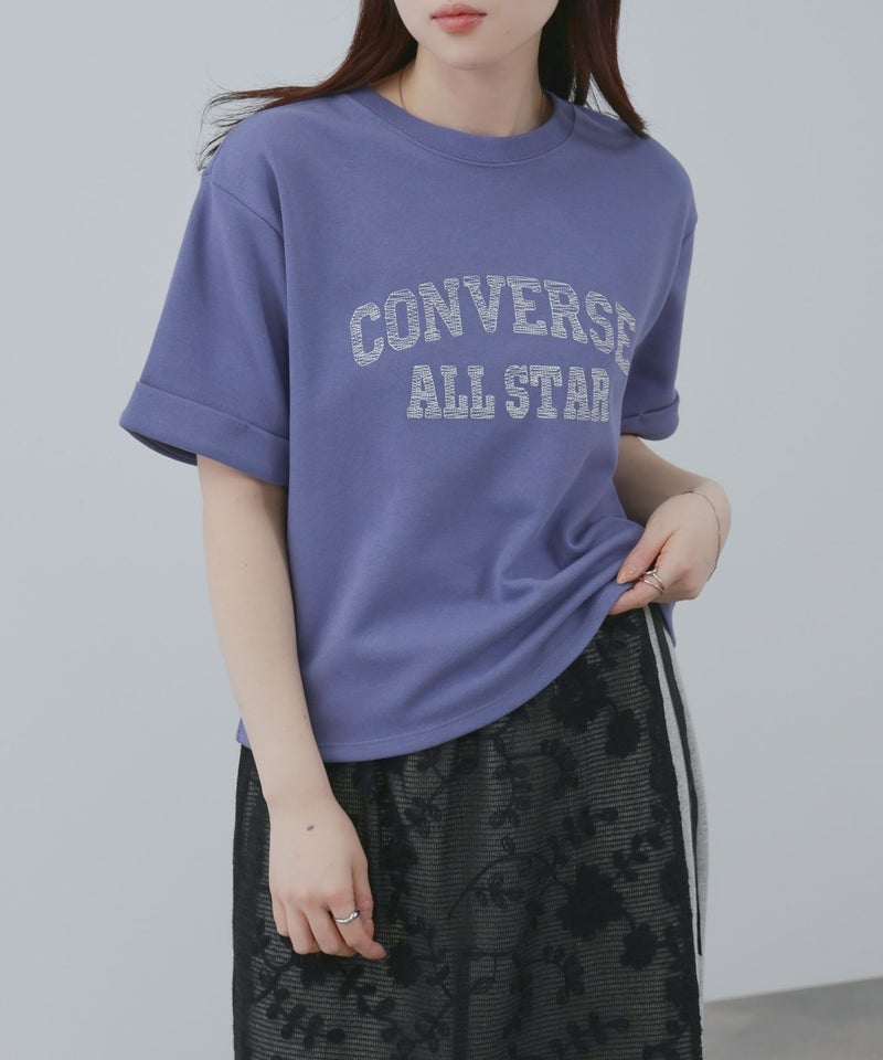 CONVERSE  ロールアップTシャツ レディース メール便 対応商品商品画像-13