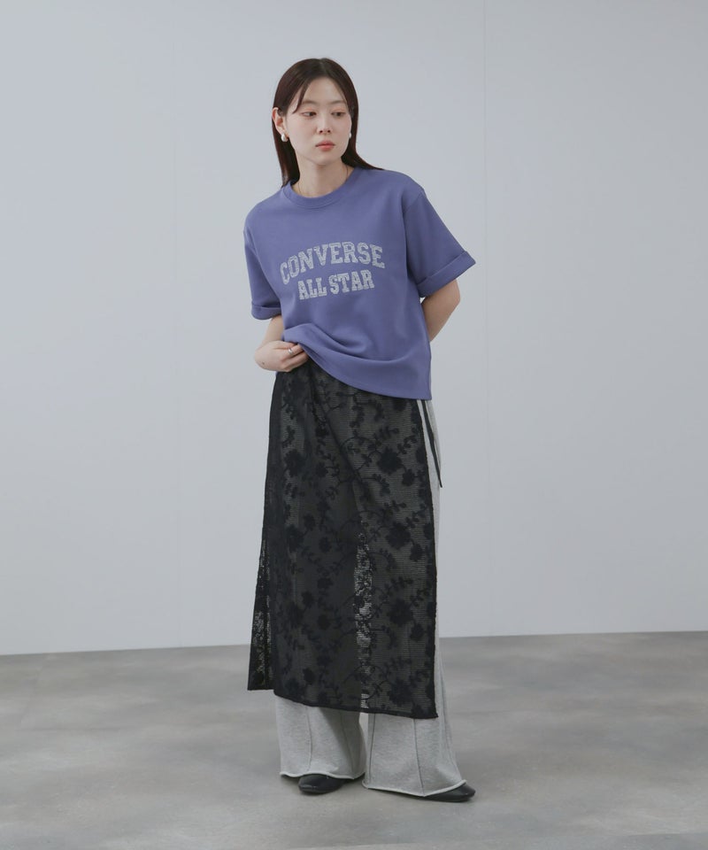 CONVERSE ロールアップTシャツ レディース メール便 対応商品商品画像-16