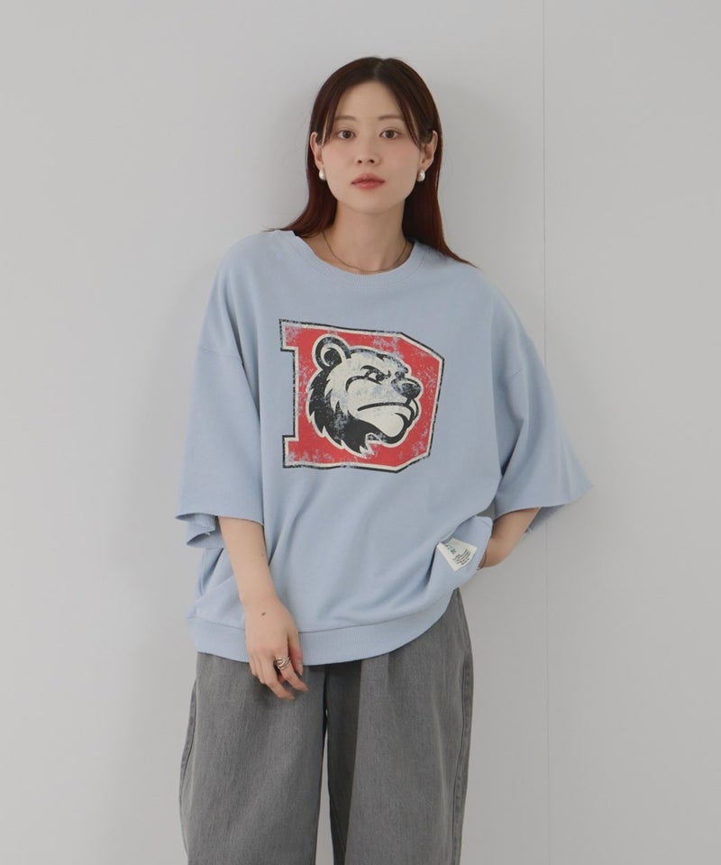 [期間限定価格]DISCUS  ワイドスウェットTシャツ レディース メール便 対応商品商品画像-3