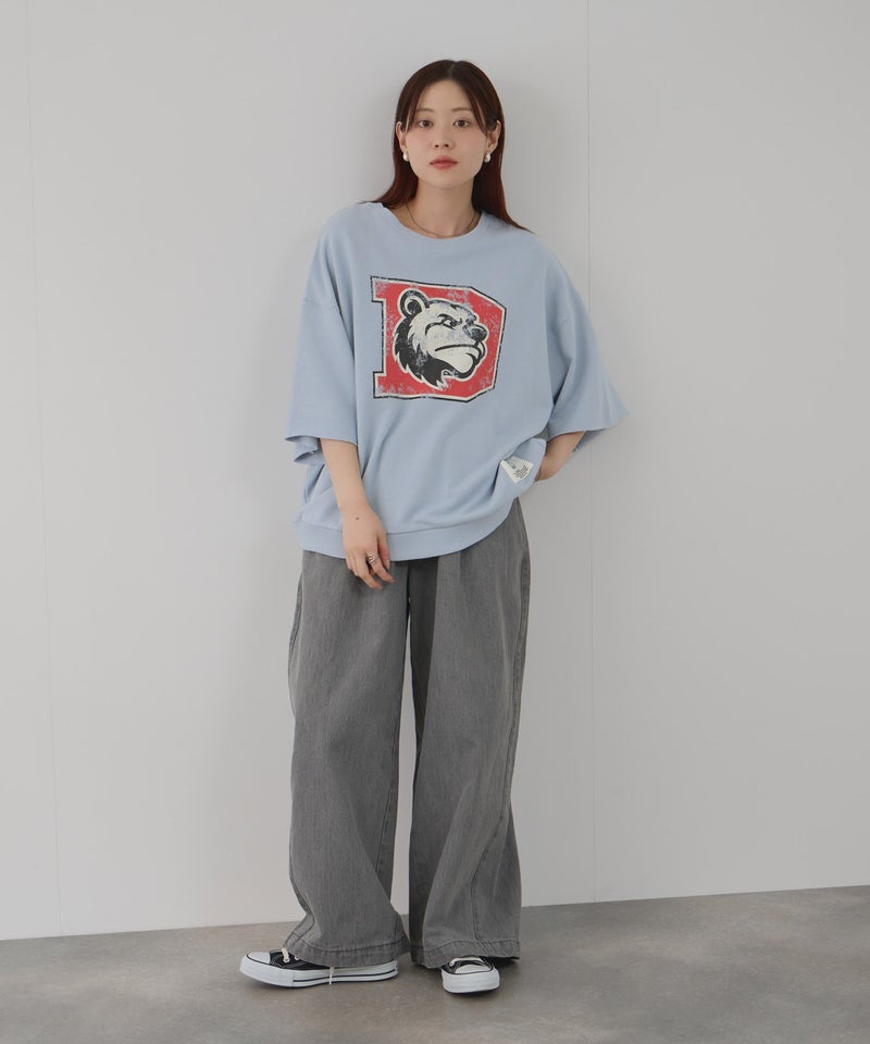 [期間限定価格]DISCUS  ワイドスウェットTシャツ レディース メール便 対応商品商品画像-18