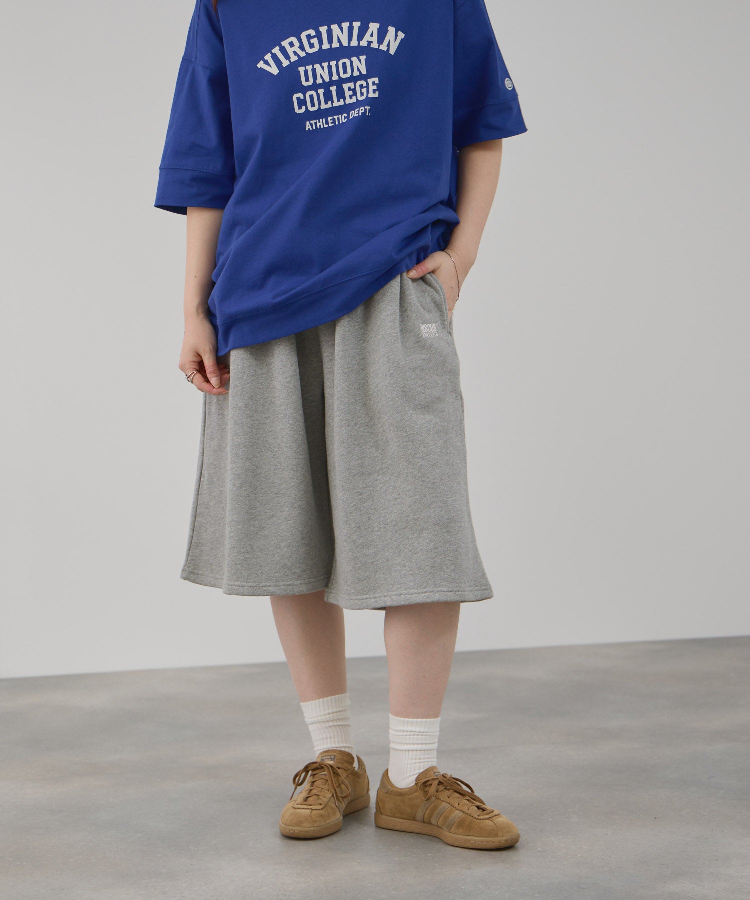 DISCUS タックスウェットハーフパンツ レディース