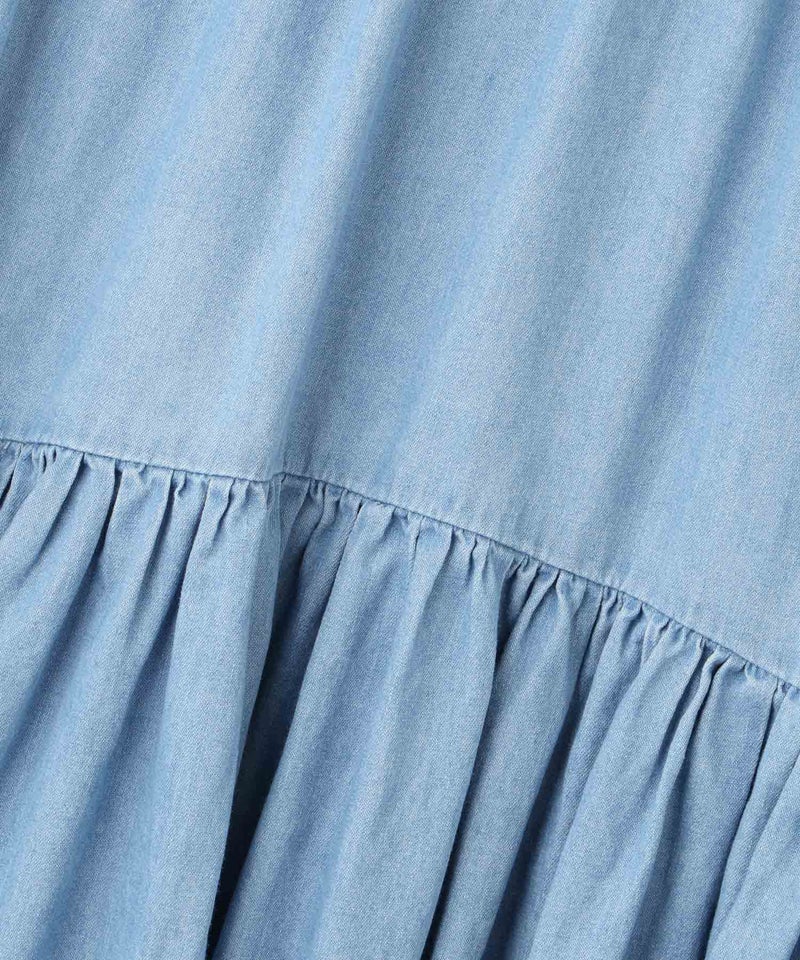 NAVY デニムティアードスカート レディース商品画像-8