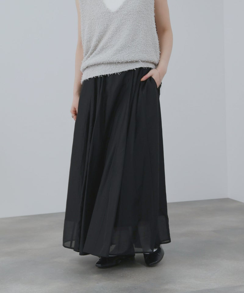 NAVY シアーフレアスカート レディース商品画像-3