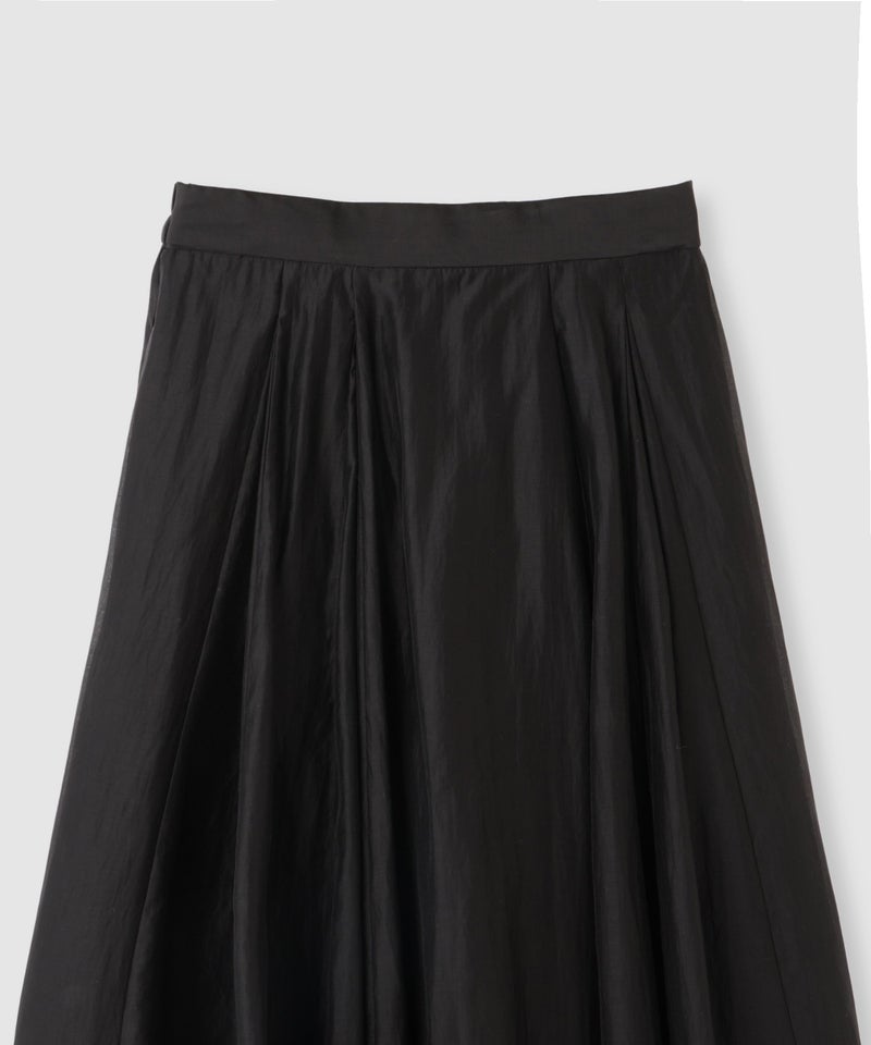 NAVY  シアーフレアスカート レディース商品画像-4