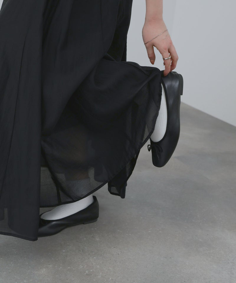 NAVY  シアーフレアスカート レディース商品画像-5