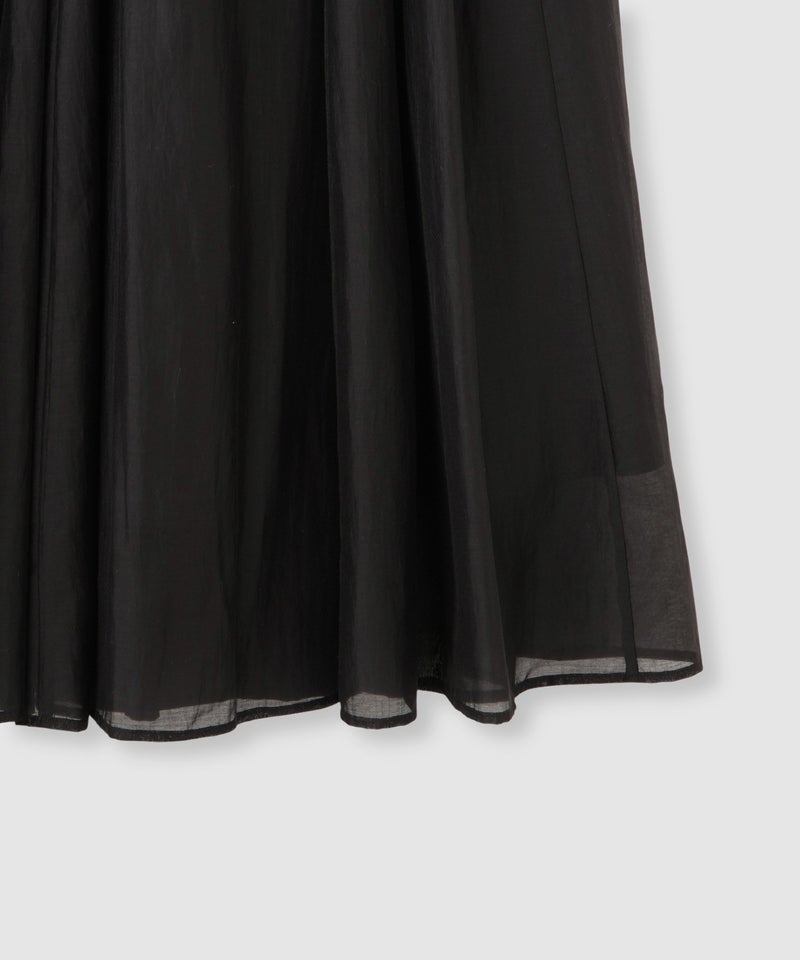 NAVY  シアーフレアスカート レディース商品画像-16