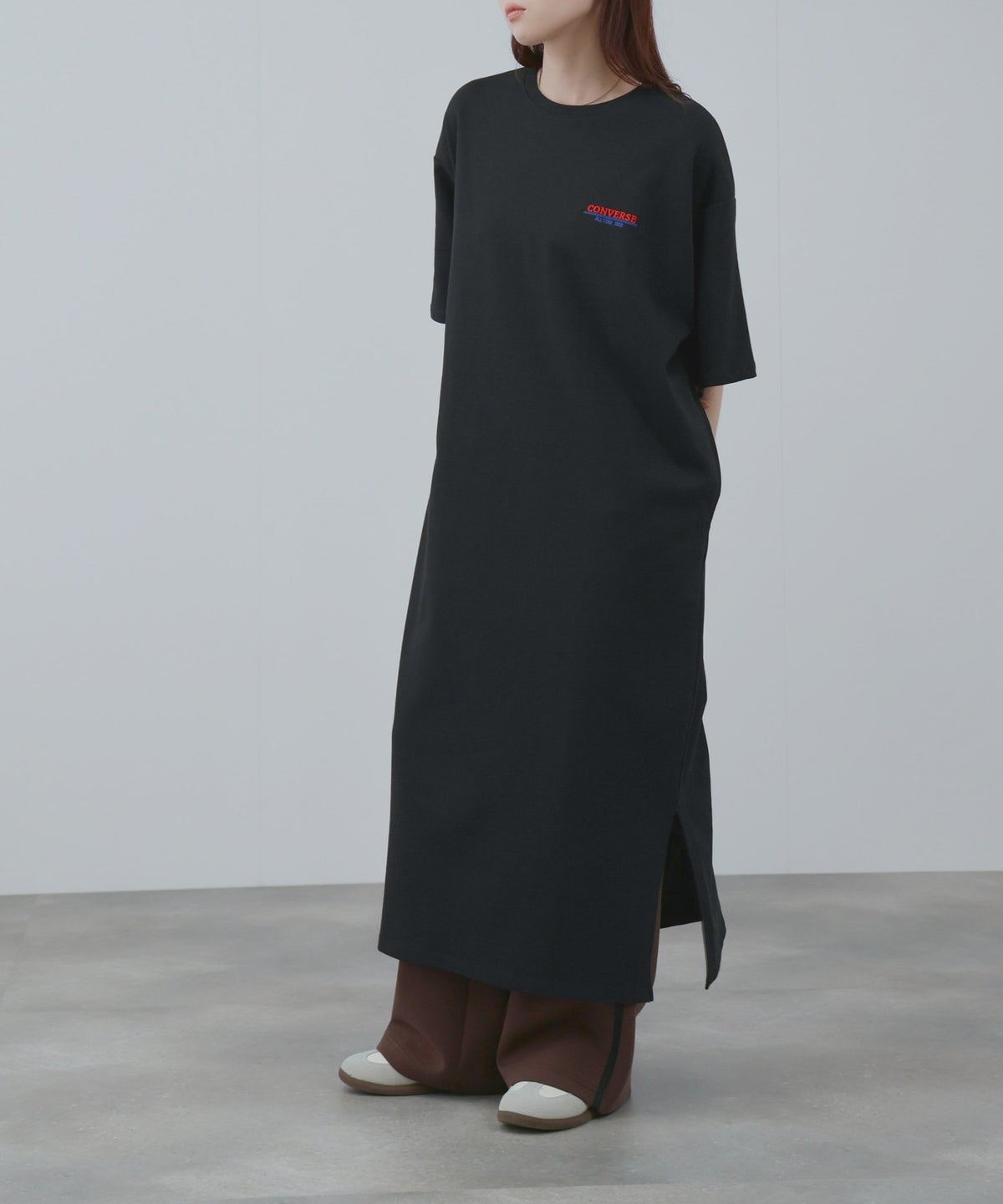 CONVERSE マキシワンピース レディース