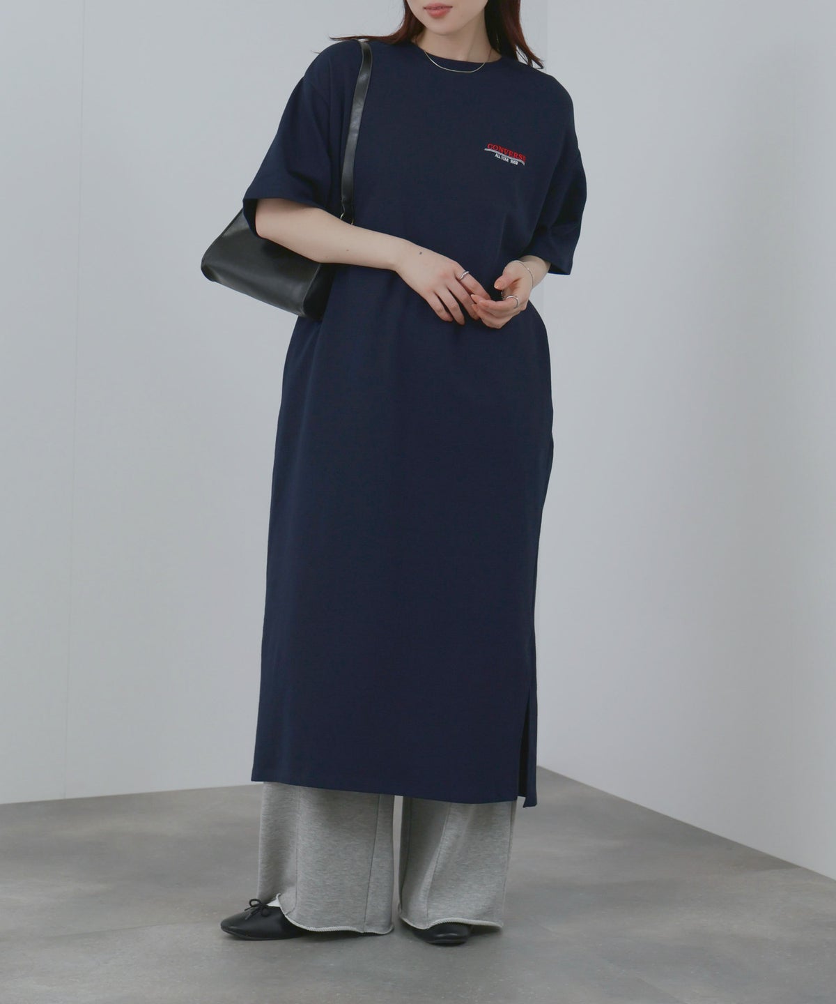 CONVERSE マキシワンピース レディース