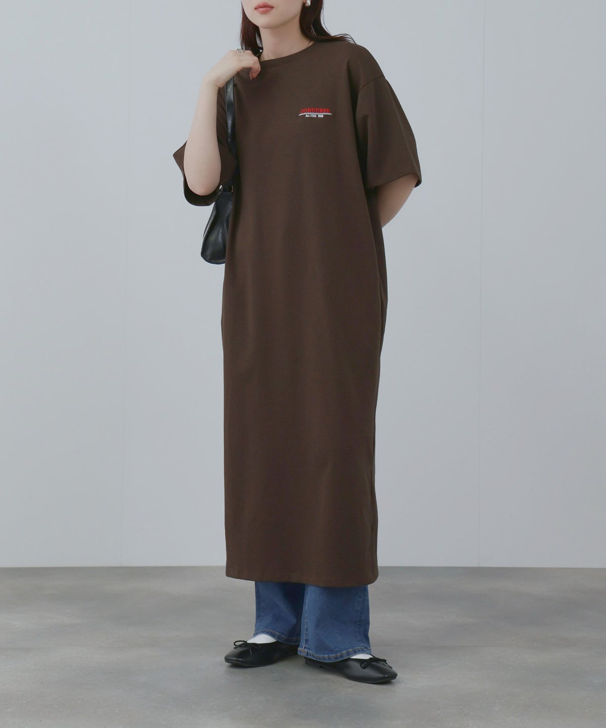 CONVERSE マキシワンピース レディース