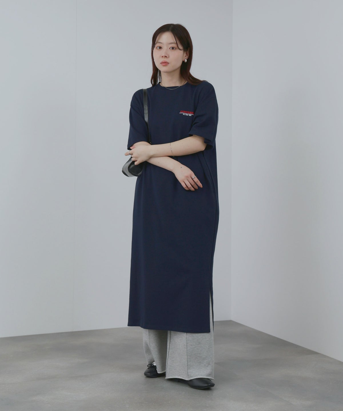 CONVERSE マキシワンピース レディース