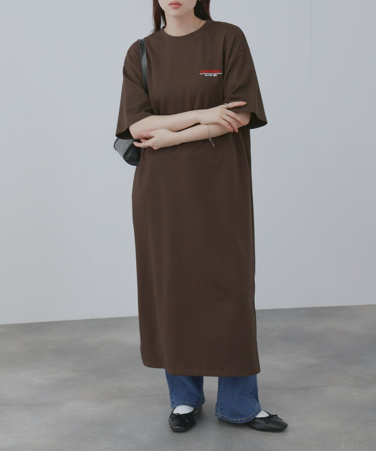 CONVERSE マキシワンピース レディース