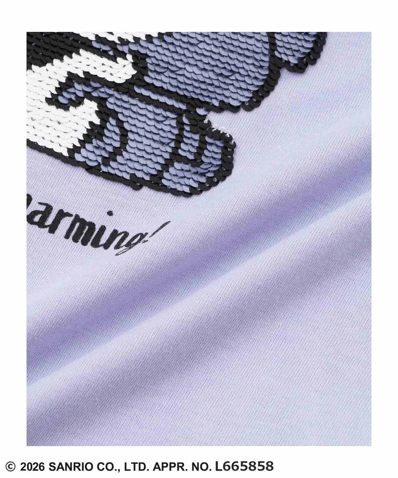 サンリオキャラクターズ クロミ スパンコール長袖Tシャツ キッズ メール便 対応商品商品画像-8