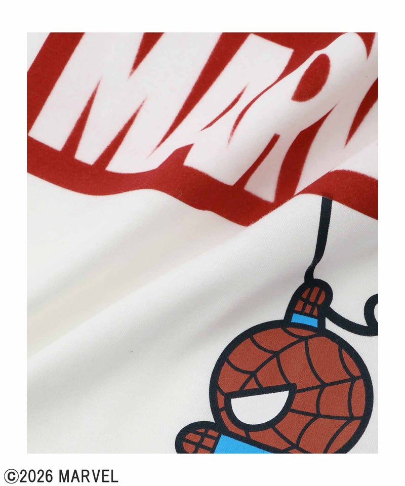 MARVEL マーベル 『スパイダーマン』 / フロッキープリントTシャツ キッズ メール便 対応商品商品画像-8