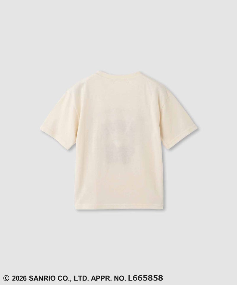 サンリオキャラクターズ ポムポムプリン サガラ刺繍Tシャツ キッズ メール便 対応商品商品画像-3