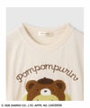 サンリオキャラクターズ ポムポムプリン サガラ刺繍Tシャツ キッズ メール便 対応商品商品サムネイル-4