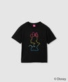 Disney ミニーマウス / レインボーカラーTシャツ キッズ メール便 対応商品商品サムネイル-1