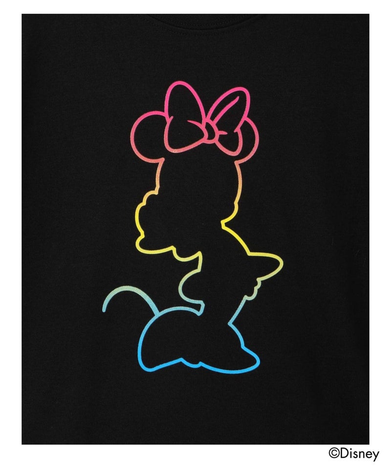 Disney ミニーマウス / レインボーカラーTシャツ キッズ メール便 対応商品商品画像-12
