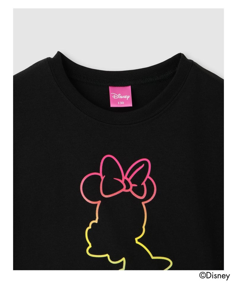 [値下げ]Disney ミニーマウス / レインボーカラーTシャツ キッズ メール便 対応商品商品画像-16