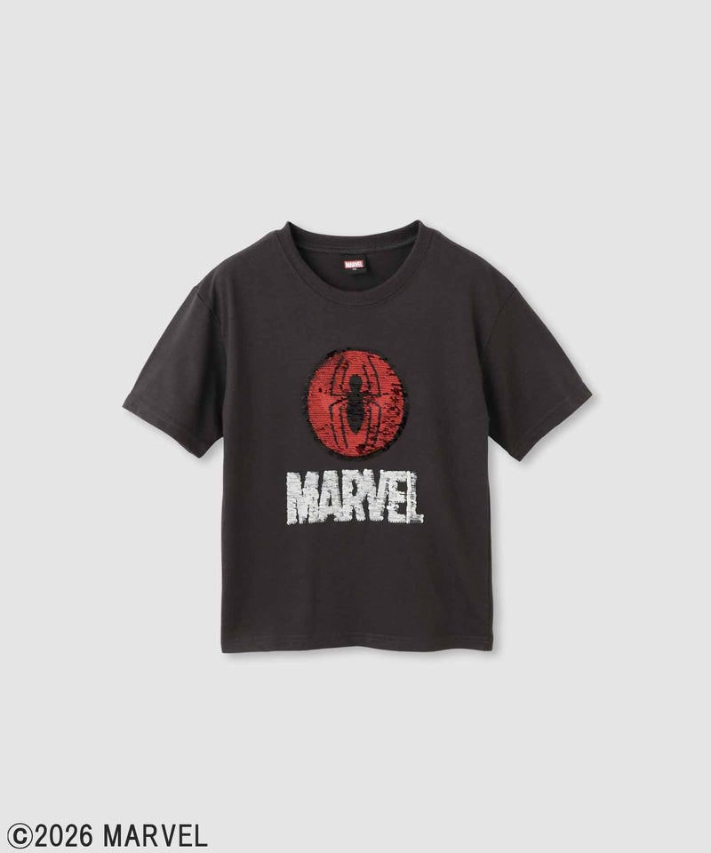MARVEL マーベル 『スパイダーマン』 / スパンコールTシャツ キッズ メール便 対応商品商品画像-3