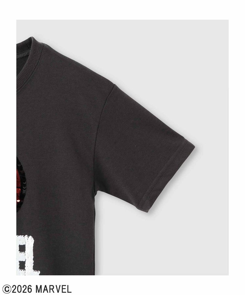 MARVEL マーベル 『スパイダーマン』 / スパンコールTシャツ キッズ メール便 対応商品商品画像-5