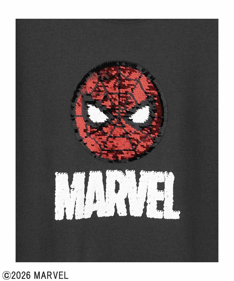 MARVEL マーベル 『スパイダーマン』 / スパンコールTシャツ キッズ メール便 対応商品商品画像-6