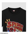 MARVEL マーベル 『スパイダーマン』 / サガラ刺繍Tシャツ キッズ メール便 対応商品商品サムネイル-3