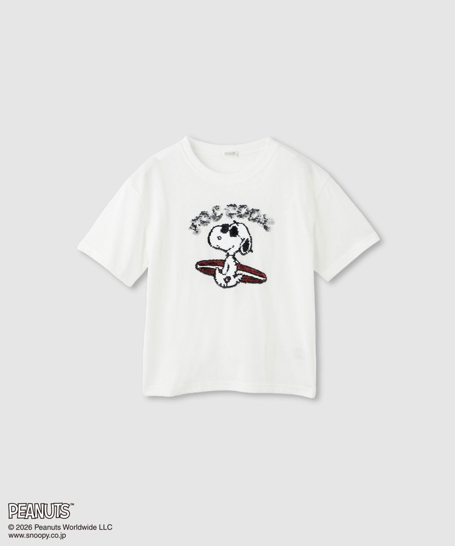 PEANUTS SNOOPY スパンコールTシャツ キッズ